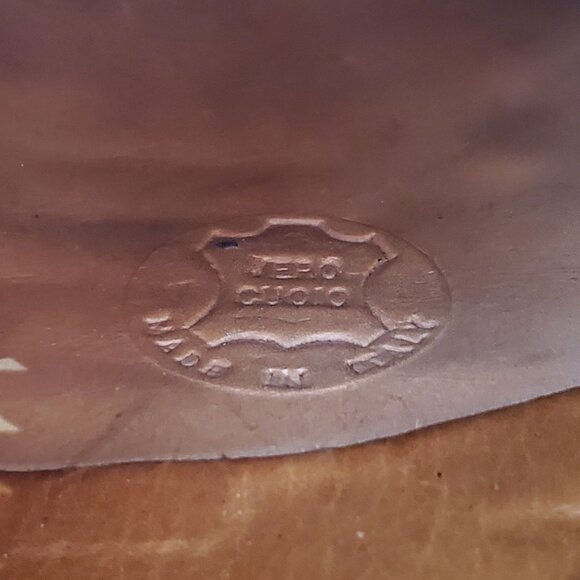 Vintage Valentino Garavani Olivier Italy Dress Shoes Oxfords Black Leather 10.5 - Picture 13 of 14